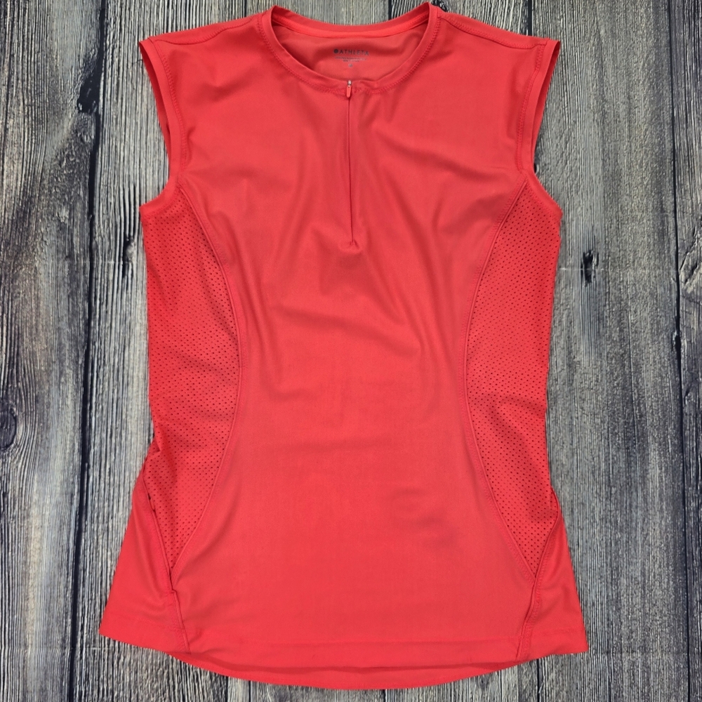 Athleta Pacifica II Quarter Zip Tank Top - Picture 2 of 12